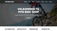 Desktop Screenshot of mtbbikeshop.dk